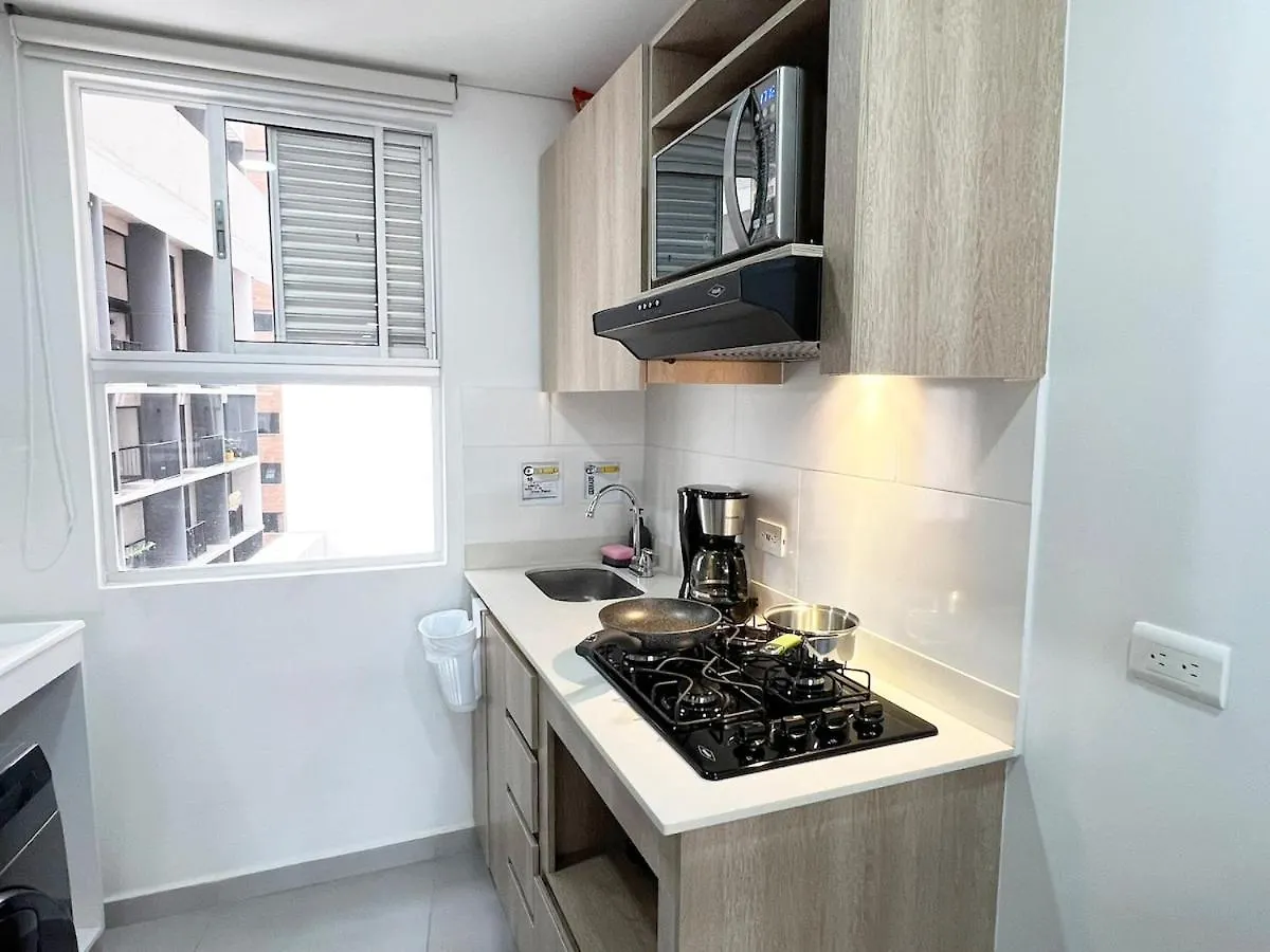شقة Apartamento Con Terraza Y Vista En ميديلين