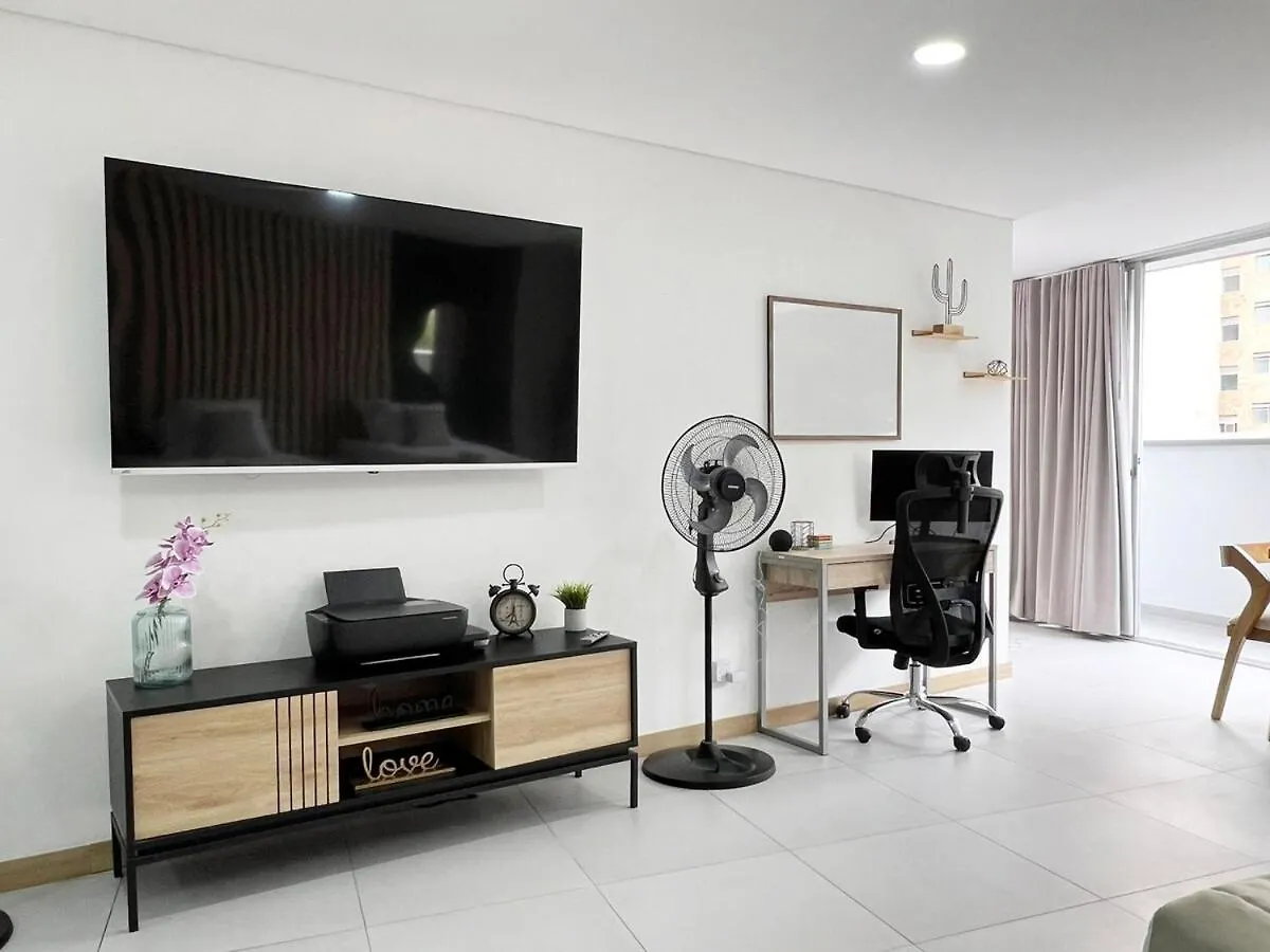 شقة Apartamento Con Terraza Y Vista En ميديلين