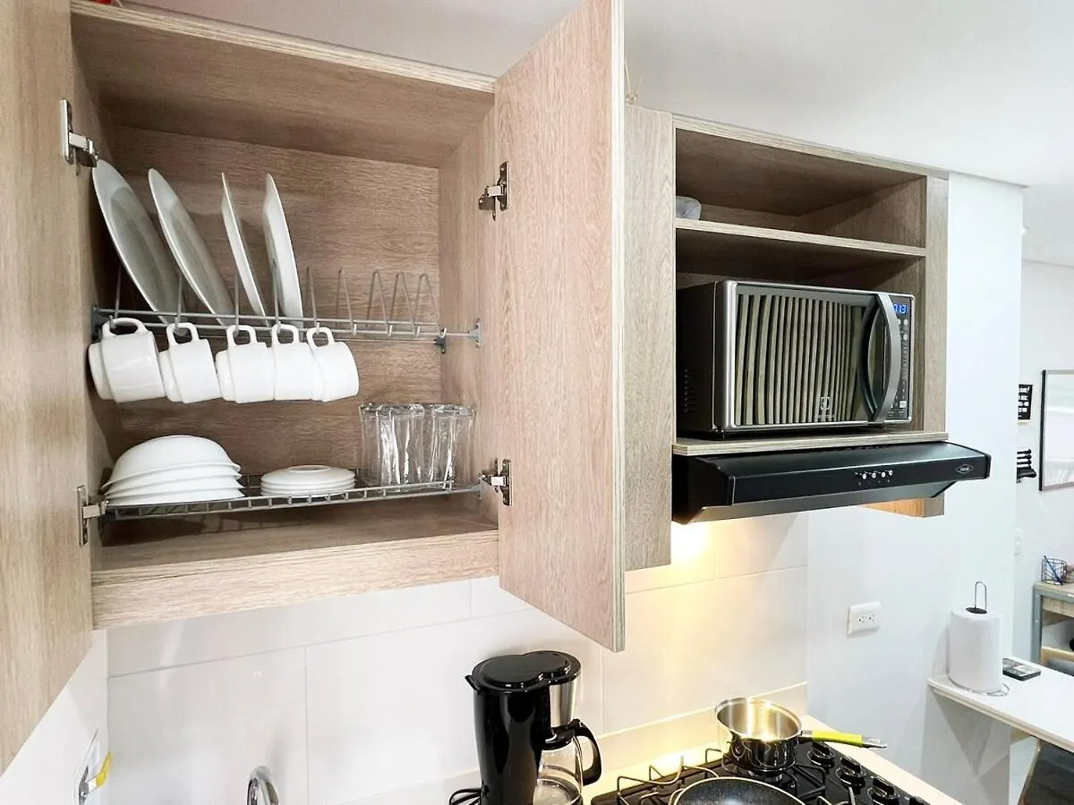 Apartamento Con Terraza Y Vista En 메딜린 콜롬비아